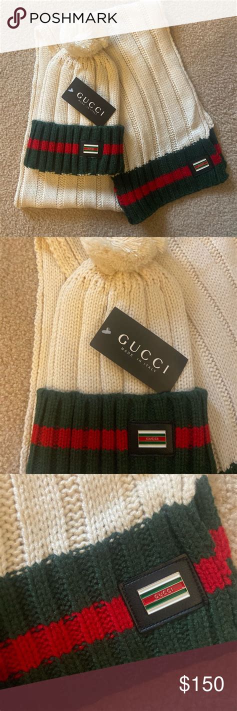 gucci hat and scarf set cheap|gucci scarf century 21.